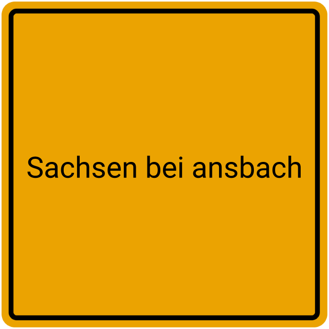 Meldebestätigung Sachsen bei Ansbach